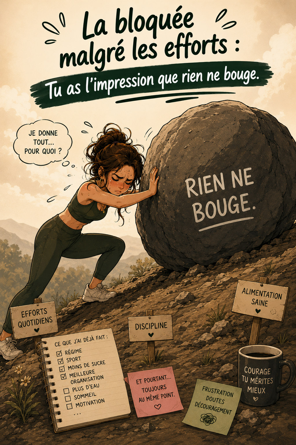 La bloquée malgré les efforts