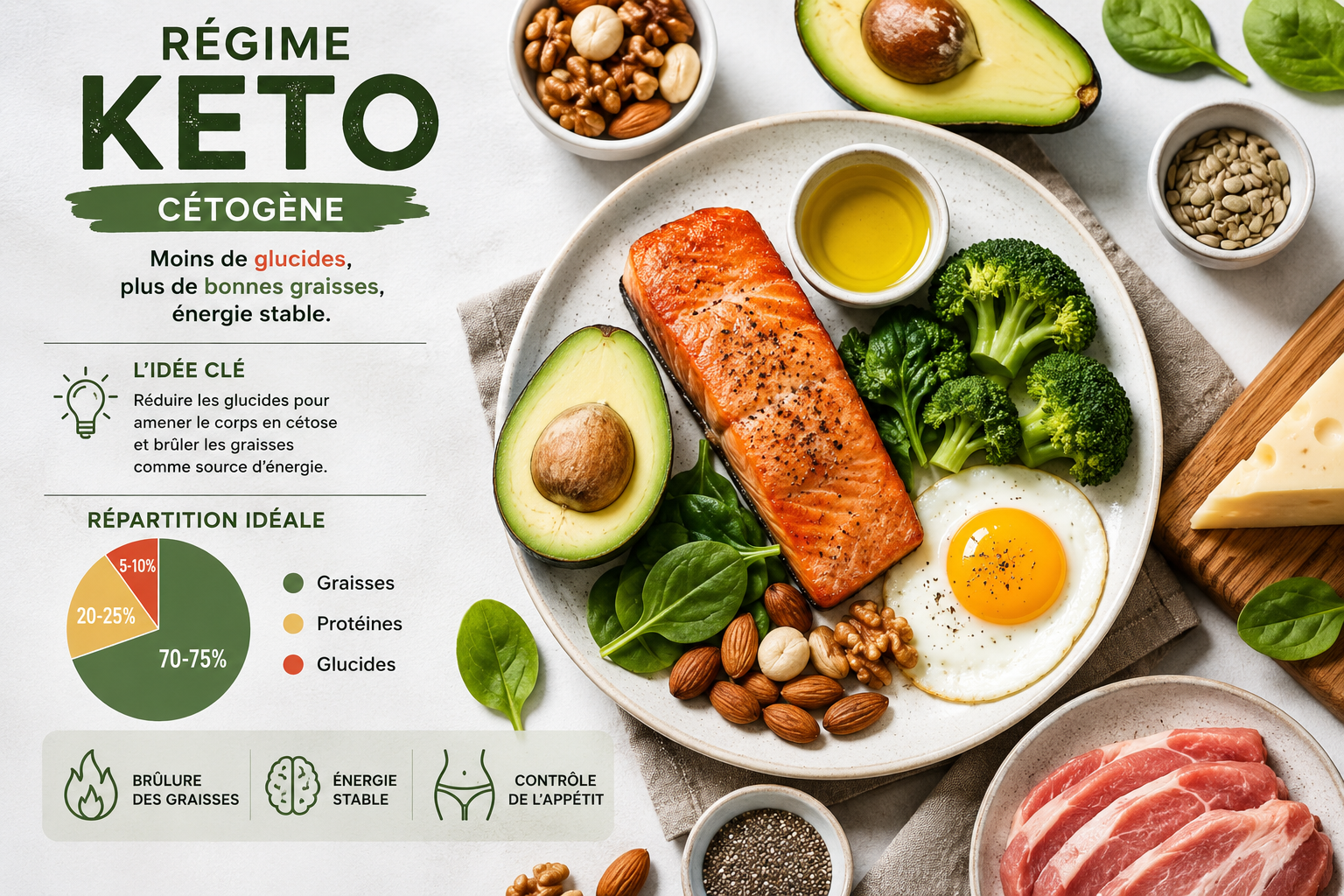 Infographie keto